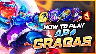 HOW TO PLAY FULL AP GRAGAS MID SEASON 13 | Build & Runes | S13 Gragas guide | League of Legends