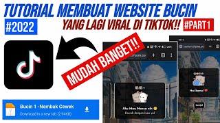 CARA MEMBUAT WEBSITE BUCIN YANG LAGI VIRAL DI TIKTOK || SCRIPT HTML BUCIN TIKTOK 2022