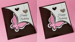 Happy Birthday greeting card for best friend / Birthday card ideas easy Handmade 