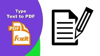 How to Insert and Type Text on a Blank PDF Page in Foxit PDF Editor