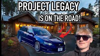 SUBARU Legacy Project FINALLY Back On The Road With FORGED ENGINE Singing!!! What A Car!