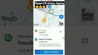 Dapat CS Orang Jepang #ojol #vlogojol #shorts #vlog #gojek #goride #cs #customer #trip #gacor #tarif