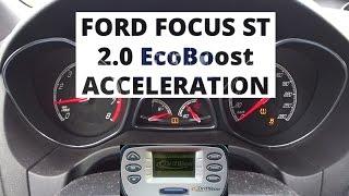 Ford Focus ST 2.0 EcoBoost 250 hp - acceleration 0-100 km/h