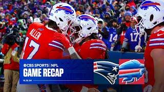 Bills HOLD ON against Patriots to remain undefeated at home | Game Recap