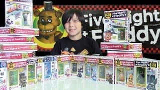 22 Five Nights at Freddy's Building Sets & FNAF Ghoulish Figures from McFarlane Toys Review