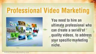 Article To Video Conversion Service -  [Affordable Video Marketing]