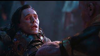 Loki Death Scenes - Thanos Kills Loki - Avengers Infinity War Scenes