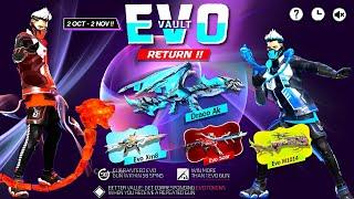 Next Evo Vault Event, Draco Ak Return | Free Fire New Event| Ff New Event |New Event Free Fire