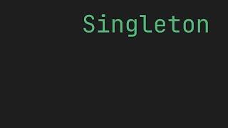 FLUTTER Singleton in Dart