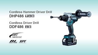 DHP486 Cordless Hammer Driver Drill & DDF486 Cordless Driver Drill