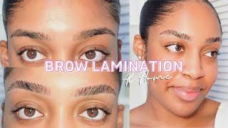 EYEBROW LAMINATION AT HOME DIY