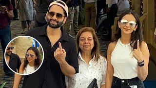 Rakul Preet & Jackky Bhagnani Cast Their VOTE In Maharashtra Vidhan Sabha Elections 2024 - MUMBAI