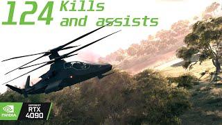 102 Stealth Heli Killstreak | RTX 4090 4K HDR | Battlefield 2042