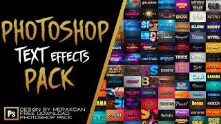 Photoshop Text Effect Pack V3 | Free Download [2021]