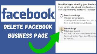 How to Delete a Facebook Business Page on PC 2023