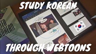 How I self-study Korean through webtoons (1) | feat. iPad Pro