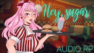 ASMR Roleplay - Waitress wants to serve you (50s, F4M)