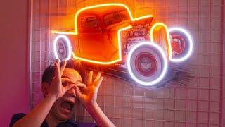 Zanvis Neon | Get Your Space Light Up With Speed: Drag Racing Car LED Neon Sign