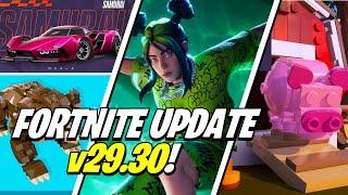 Fortnite New Update Today! (v29.30!)