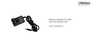 Battery Charger for MIR Spirolab Spirometer 92069010