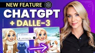 ChatGPT UPDATE  New DALLE 3 Feature: How to Edit DALL-E 3 Images in ChatGPT