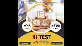 IQ TEST yechimlari