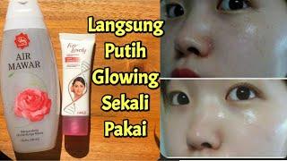 CARA MEMBUAT CREAM PEMUTIH DARI AIR MAWAR DAN FAIR & LOVELY / CARA MEMUTIHKAN KULIT DENGAN CEPAT