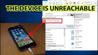 Device is Unreachable iPhone 6,7,8 plus & iPhone X Windows 10 Fixed