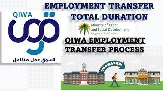 Qiwa Employment transfer steps and total duration -With & without old company approval 