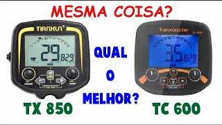 Comparativo de detectores, TX850 X TC600, qual o melhor?