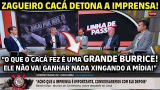 IMPRENSA DEBATE: ZAGUEIRO CACÁ DO CORINTHIANS XINGA A MÍDIA NA ZONA MISTA!