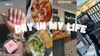 DAY IN MY LIFE VLOG nails,food,crumble cookie, shopping |Jada Symone