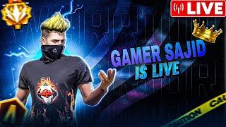 DAY 3 WITH PC  LIVE STREAMING GAMER SAJID LIVE BR & CS || GAMER SAJID IS BACK ROAD TO GRANDMASTER