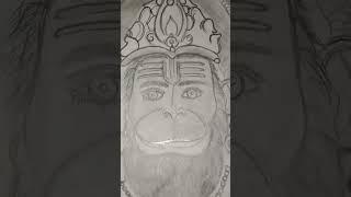 hanumanji art #shortvideo #shorts #viral #arush#artist #hanuman