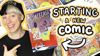 TIPS for STARTING your COMIC  NEW PROJECT REVEAL | illustrator studio vlog