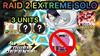 3 Units Beating Raid 2 Extreme | Solo Gameplay (Full Auto Skip) - All Star Tower Defense