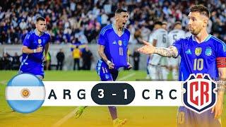 Argentina Vs Costa Rica | 3 - 1 | Extended Goals And Highlights