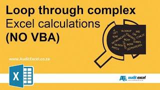 Reuse complex calculations in Excel without VBA