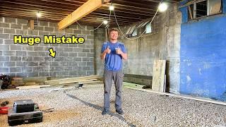 Restoring A $7,000 Mansion: We Made A Mistake Building The Basement