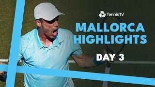 Bautista Agut Battles Humbert; Monfils & More Feature | Mallorca 2024 Day 3 Highlights