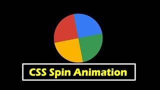 CSS Spin Animation | HTML and CSS