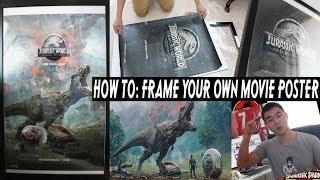 How to Frame Your Own Movie Poster-The Cheap Way!