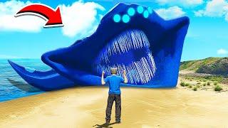 FOUND EL GRAN MAJA IN GTA 5! A GIANT SEA MONSTER ATTACKED ME!