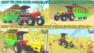 How to play Indian vehicles simulator 3d like a pro|Indian tractor game#tractorgame