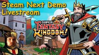 Mehr Super Fantasy Kingdom! | Steam Next Demo  | Livestream