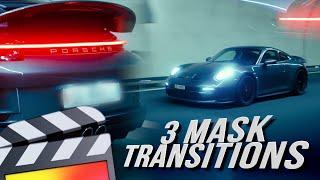 3 EASY TO HARD MASK TRANSITIONS - FINAL CUT PRO