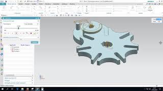 Test animacji mechanizmu genewskiego (Siemens NX)