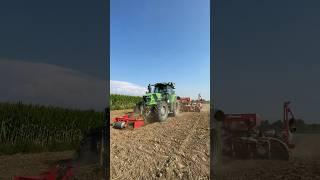 Corn seeding #deutzfahr #kverneland