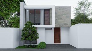 House Design 7x18 Meters