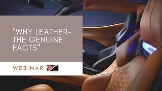 Why Leather - The Genuine Facts Webinar